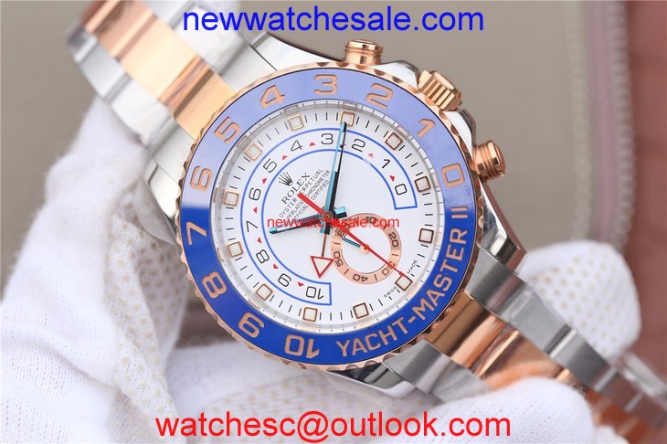 Rolex YachtMaster II 116681 Blue Ceramic Bracelet Rolex Watch00114
